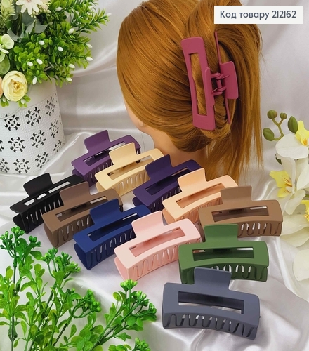 Краб каучук, матовый прямоугольный, 10,5см, цвета в ассорт. 212162 фото 1