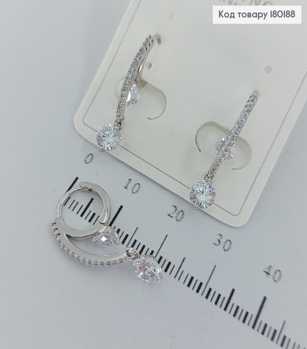 Серьги   с камнями медзолото Xuping 180188 фото 1