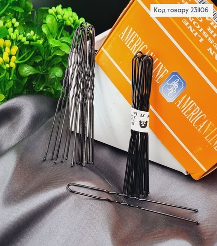 Рогач - шпилькка черный 8 см 10 шт / уп 231106 фото 1