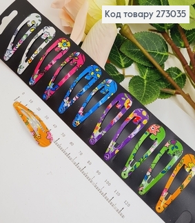 Заколка тік так дитяча Гілочка в ас. 12 шт/уп. 273035 фото