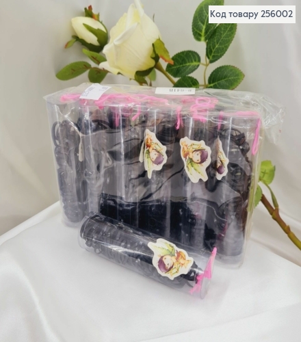 Резинка силиконовая Тропиканка чорная 12уп 256002 фото 1