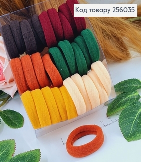 Резинка микрофибра Пастельная Темная, 30шт/уп., Китай 256035 фото