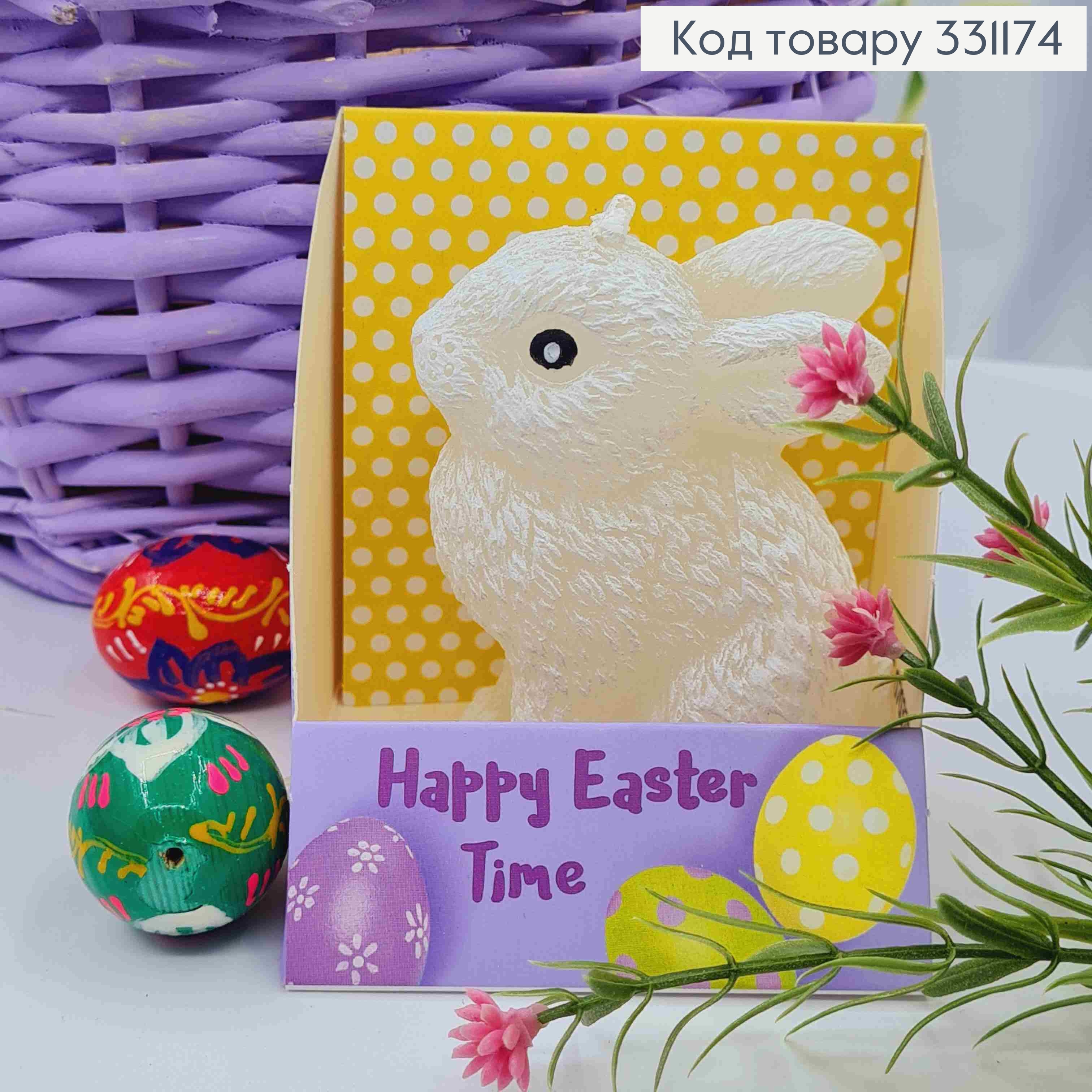 Свеча декоративная "Зайка", цвета в ассортименте, 80гр/4часа, Bartek candles 331174 фото 2