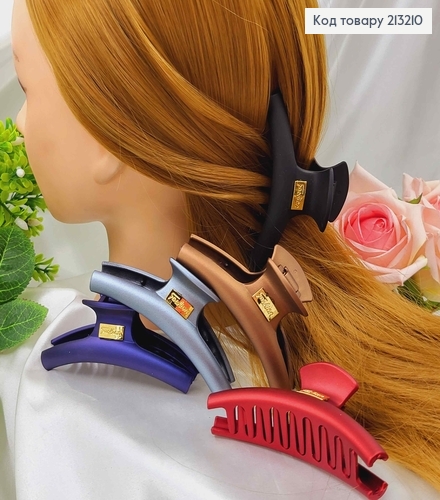 Краб каучук, матовый с золотой пластинкой, дуга 9,5см, в ассорт. 213210 фото 1