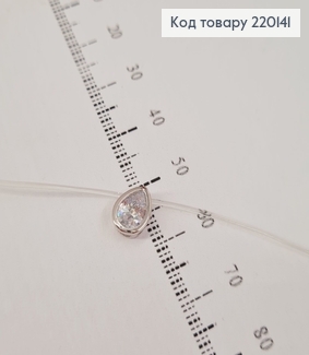 Жилка с камешком капелька 40+5 см родившееся  Xuping 220141 фото