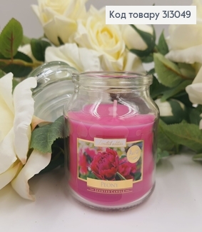 Аромасвеча в банке BISPOL Пиония 120г/28 часов 71-157 313049 фото