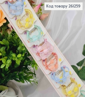 Набор детских резинок, Матовые кролики, 10 шт/наб. 261259 фото