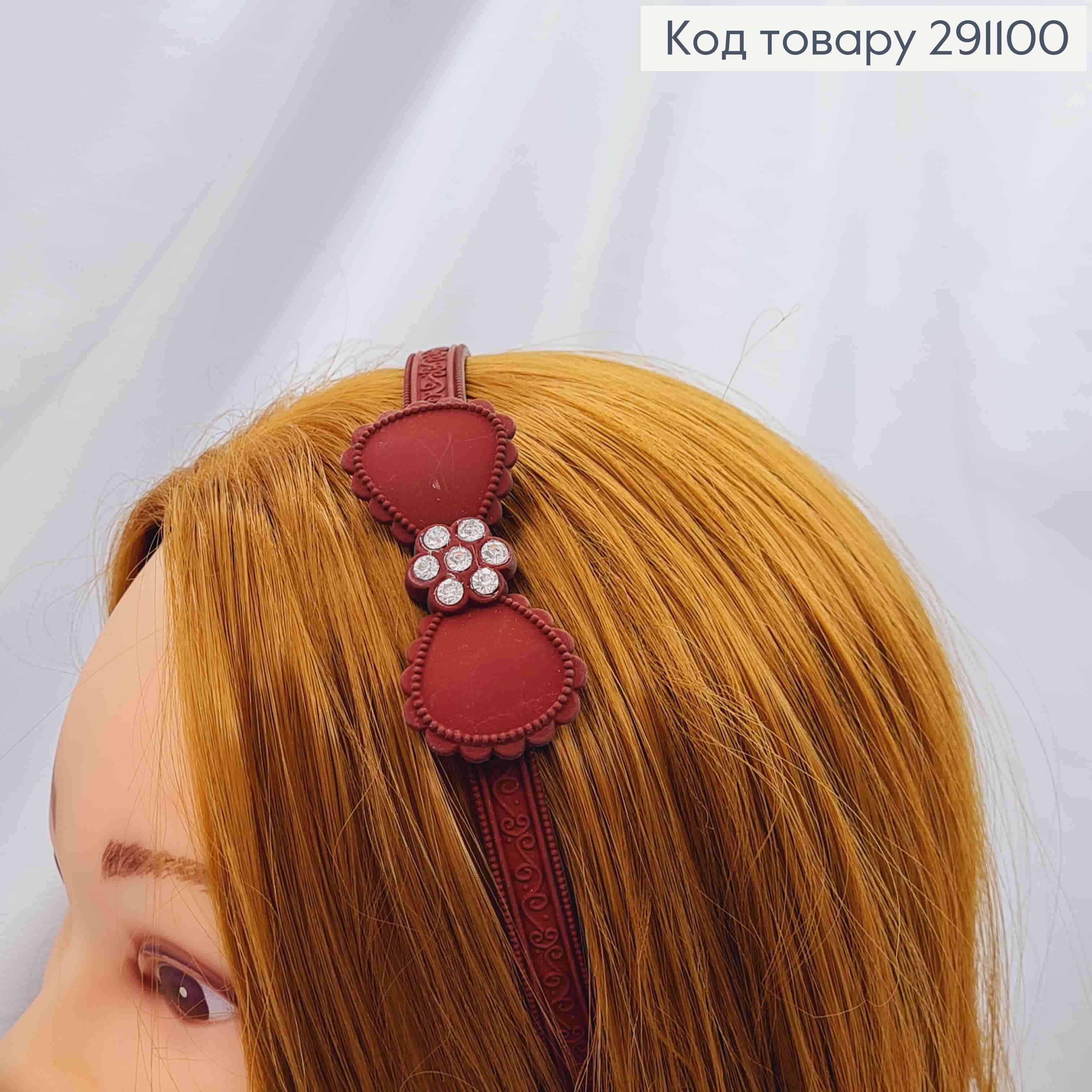 Обруч каучук простой Бант в асс. 291100 фото 2