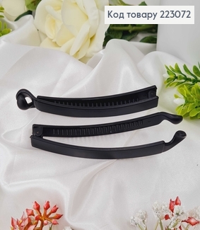 Банан пластик, матовый черный. 11,5см 223072 фото