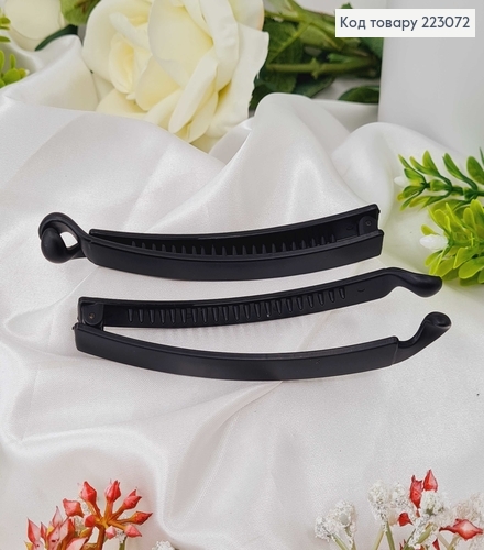 Банан пластик, матовый черный. 11,5см 223072 фото 1