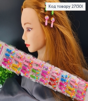 Заколка (40шт) стрела  (уточка) 3см  Цвети в асорт. 271301 фото