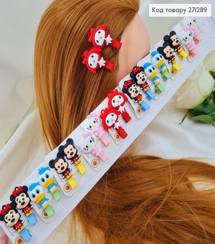 Заколка стрела детская цветная герои 20 шт/уп 271289 фото 1