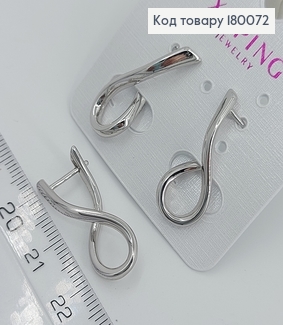 Сережки хвилі 180072 фото