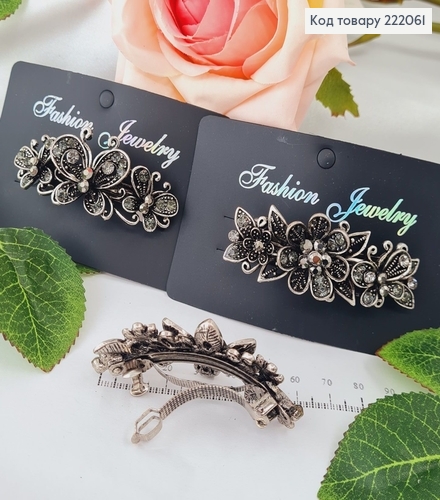 Заколка автомат металл в асс. 222061 фото 1