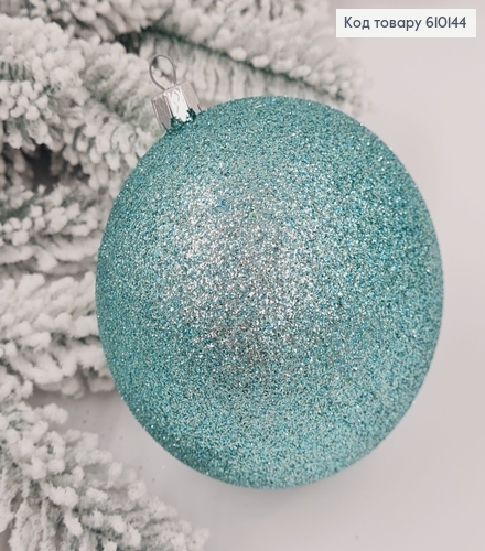 Игрушка шар 100 мм Блеск МЯТА,  Украина 610144 фото 1