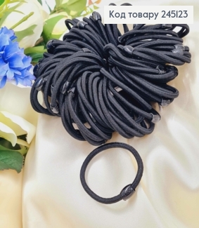 Резинка-шнурок , ЧЕРНАЯ, 4см, цена за 1шт 245123 фото