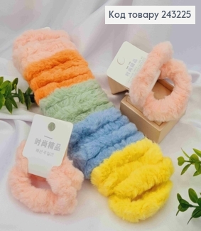 Резинка ПУШОК на планшетці 2шт/уп,  діаметр 5,5см, Яскраві кольори в асортименті 243225 фото