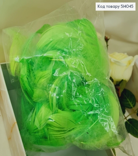Наполнитель перья салатовое 10 гр 514045 фото 1