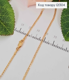 Цепочка панцирное плетение 2мм, длина 60см, Xuping 18K 121304 фото