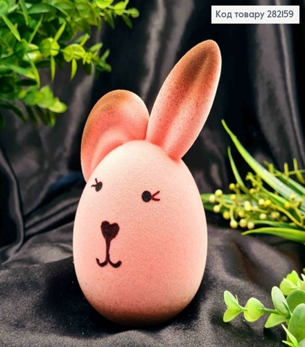 Фигурка "УШАНЬ", (пластик, бархат), РОЗОВОГО цвета, 13*7см 282159 фото 1