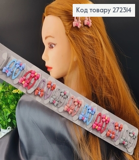 Заколка ток так детская бантик в асс. (10пар) 272314 фото