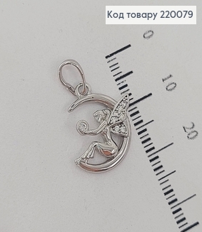 Кулон родирований Фея с каминцямы 1,5 см  Xuping 220079 фото