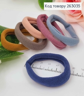 Резинка микрофибра простая  5см, пастельных цветов в ассорт. 263035 фото