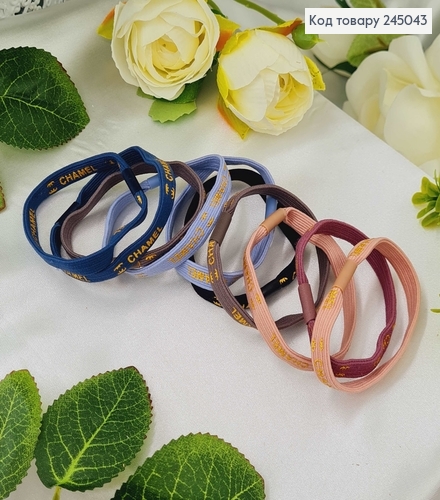 Резинка качественная шнурок брендованна  в ассорт. 245043 фото 1