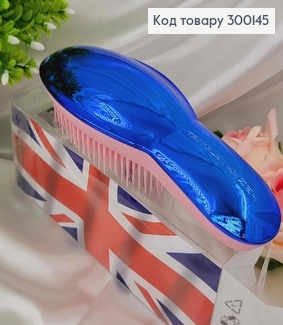 Щетка для волос, Tangle Teezer, Розово-Синий(металлик), большая(21*8), качественная 300145 фото