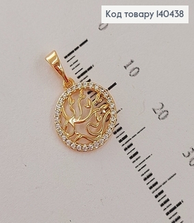 Кулон Веточки в оправе из камней медицинское золото Xuping 140438 фото