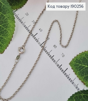 Цепочка родированая, плетение бисмарк, 45см Xuping  190256 фото