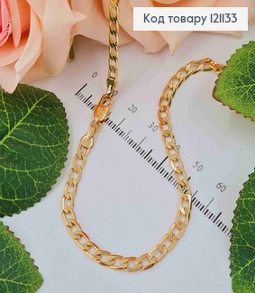 Ланцюжок панцирне плетіння, 4мм, довж. 45см, Xuping 18K 121133 фото