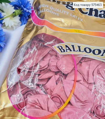 Повітряні кулі латексні, 12' Tong Chao, Теракотові Хром, 50 шт/уп 575463 фото 1