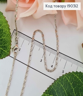 Цепочка родимая, Улиточное плетение, дл. 45см, шир. 1,5мм, Xuping 18К 190312 фото