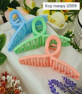 Краб пластик матовый 13см ПЕТЛЯ в асорт. (разноцветный) 213159 фото