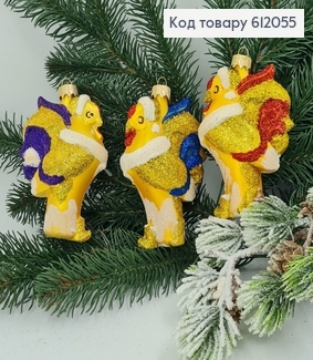 ¶Игрушка на елку Петушок в асс. 10 см 612055 фото