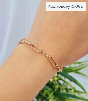 Браслет Якорное плетение, длина 17+5см, Xuping 18К. 151062 фото