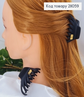 Краб чорний каучук  класика "Павучок"  6,5см 211059 фото