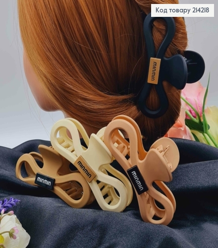 Краб пластик, Бесконечность, матовый, с пластинкой "Minmin" 10см, цвета в ассорт. 214218 фото 1