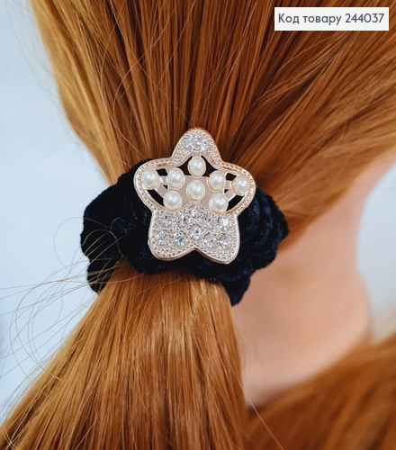 Резинка велюр с брошью в асс. 244037 фото 2