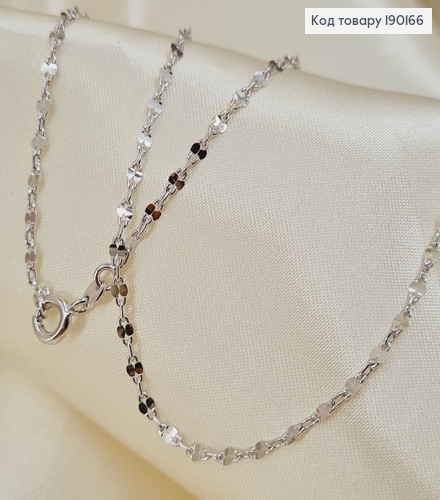 Цепочка 1 мм длина 40 см родироване   Xuping  190166 фото 1