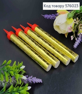 Холодный фонтан в торт, со звездочками с подставкой, 11,5см+3см 4шт/уп 576023 фото