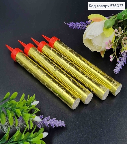 Холодний фонтан в торт,(з зірочками) з підставкою, 11,5см+3см 4шт/уп 576023 фото 1