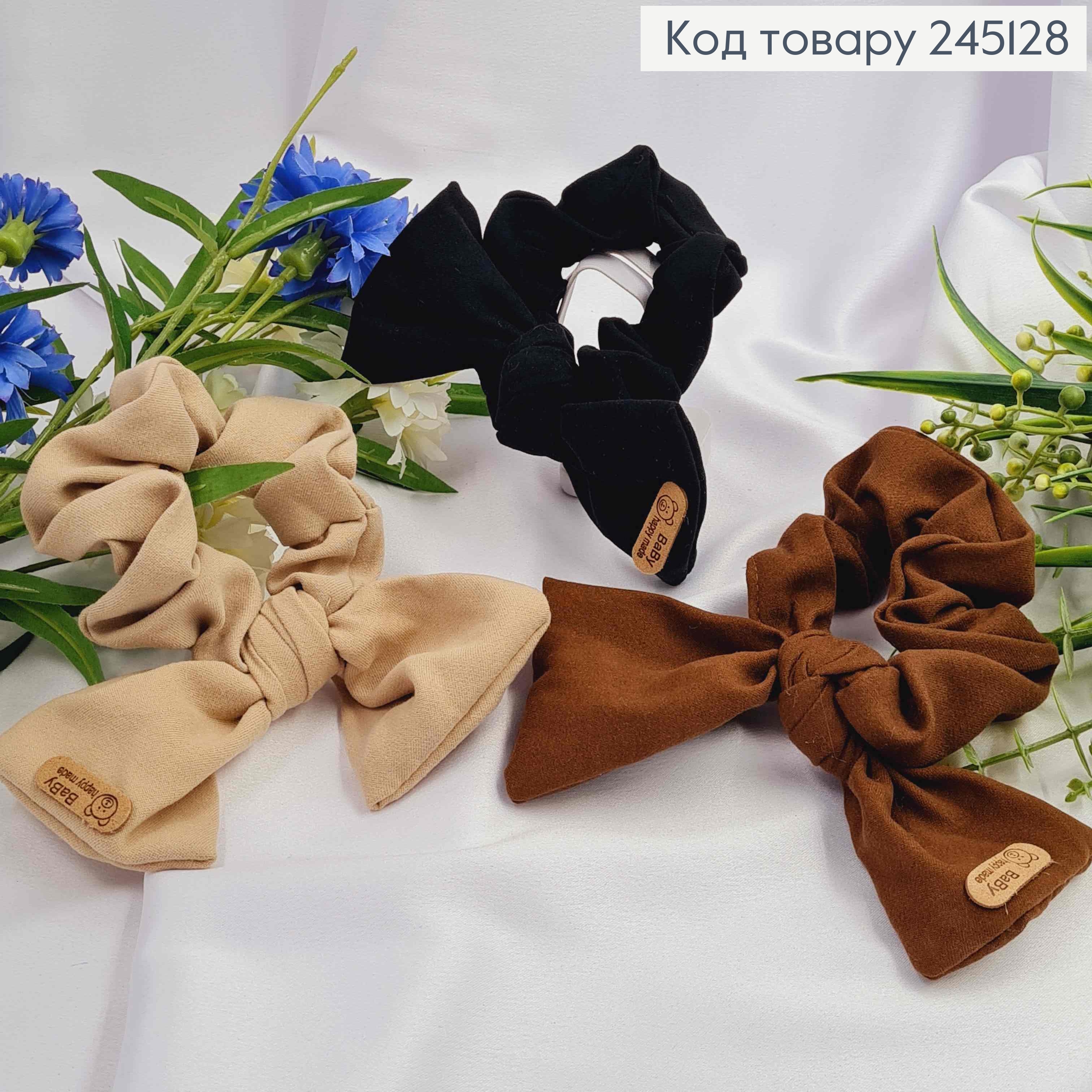 Резинка жатка с бантиком, 9*14см, цвета в ассортименте. 245128 фото 2