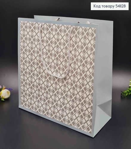 Пакет бумажный, "Имитация пледа", 35,5*32*14см цвета в ассорт. 541128 фото 3