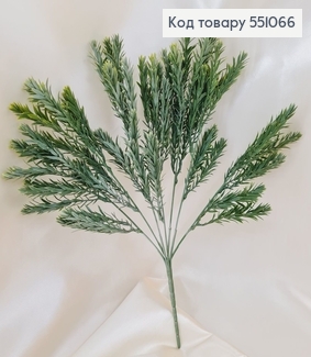 Искусственная зелень тархун зелеными кончиками из 7 веточек на металлическом стержне 35 см. 551066 фото