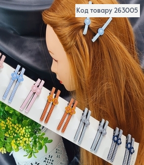 Заколка уточка детская 10шт 263005 фото