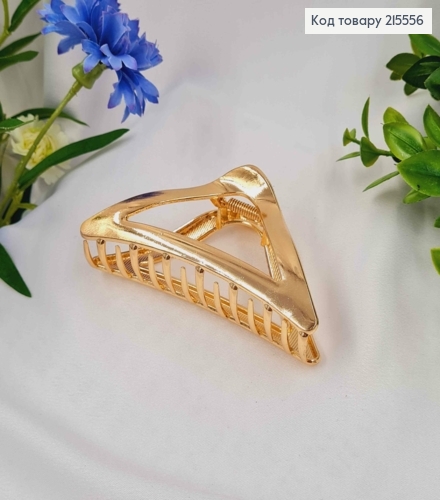 Краб металл Золотого цвета, треугольный, 10см 215556 фото 1