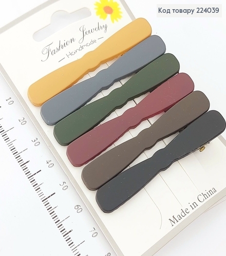Заколка стрела каучук 6 шт / уп. в асс. цена за уп. 224039 фото 1