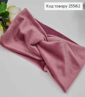 Повязка, мягкий велюр, Светло-Сливовой, 22*11см, ручная работа, Украина. 275052 фото